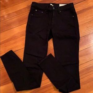 Rag & bone black skinny jeans